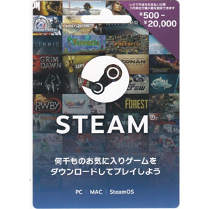 Steam ギフトカード 5,000円分